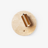 Faron Winter Travertine Wall Light by Maison Velume