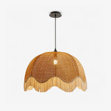 Tarin Stone Rattan Pendant Light by Maison Velume