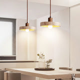 Flora Arc Travertine Pendant Light, detail view 4