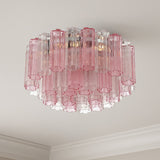 Cora Arc Glass Ceiling Light, detail view 6
