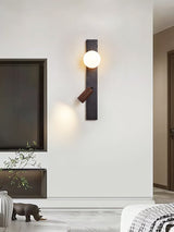 Vela Sol Travertine Wall Light, detail view 6