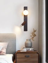 Vela Sol Travertine Wall Light, detail view 4