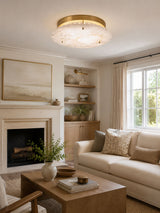 Amara Wave Alabaster Ceiling Light, detail view 9