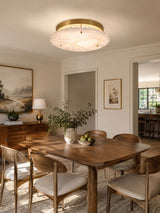 Amara Wave Alabaster Ceiling Light, detail view 10