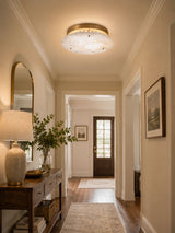 Amara Wave Alabaster Ceiling Light, detail view 5