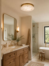Amara Wave Alabaster Ceiling Light, detail view 6