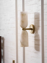 Celine Veil Alabaster Wall Light, detail view 12