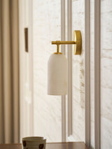 Jora Ridge Alabaster Wall Light, detail view 26