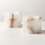 Rora Halo Alabaster Candle Holder, detail view 2