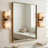 Maren Frost Alabaster Wall Light, detail view 2