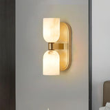 Maren Frost Alabaster Wall Light, detail view 3
