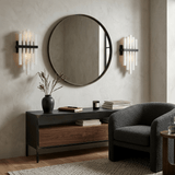 Luma Noir Alabaster Wall Light, detail view 4