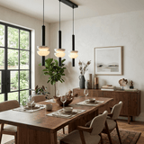 Oriel Terra Alabaster Pendant Light, detail view 2