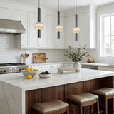 Oriel Terra Alabaster Pendant Light, detail view 5