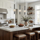 Oriel Terra Alabaster Pendant Light, detail view 3
