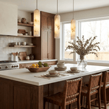 Alden Bay Alabaster Pendant Light, detail view 4