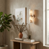 Celine Veil Alabaster Wall Light, detail view 2