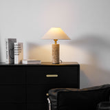 Selah Morrow Stone Table Lamp, detail view 6