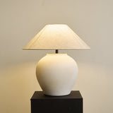 Solen Pearl Fabric Table Lamp, detail view 2
