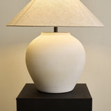 Solen Pearl Fabric Table Lamp, detail view 9