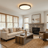 Tarin Winter Wood Ceiling Light, detail view 2