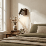 Vela Linden Wood Wall Light, detail view 4