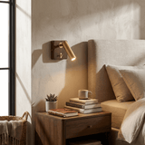 Vela Linden Wood Wall Light, detail view 8