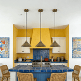 Wren Wisp Brass Pendant Light, detail view 12