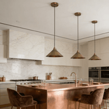 Wren Wisp Brass Pendant Light, detail view 13
