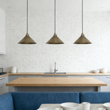 Wren Wisp Brass Pendant Light, detail view 3