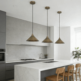 Wren Wisp Brass Pendant Light, detail view 4