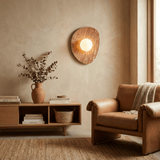 Aven Shade Stone Wall Light, detail view 4