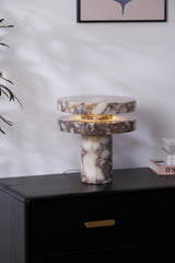 Alden Pine Marble Table Lamp, detail view 2