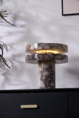 Alden Pine Marble Table Lamp, detail view 3
