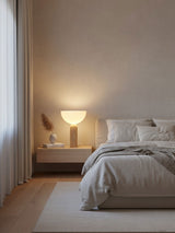 Niven Willow Travertine Table Lamp, detail view 5