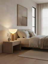 Niven Willow Travertine Table Lamp, detail view 6