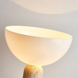 Niven Willow Travertine Table Lamp, detail view 16
