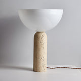 Niven Willow Travertine Table Lamp, detail view 20