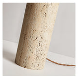 Niven Willow Travertine Table Lamp, detail view 22