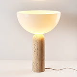 Niven Willow Travertine Table Lamp, detail view 11