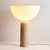 Niven Willow Travertine Table Lamp, detail view 13
