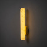 Vian Iris Alabaster Wall Light, detail view 9