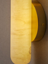 Vian Iris Alabaster Wall Light, detail view 15