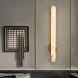 Vian Iris Alabaster Wall Light, detail view 3