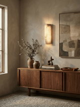 Amara Willow Alabaster Wall Light, detail view 4