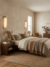 Amara Willow Alabaster Wall Light, detail view 8