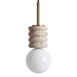 Arden Vine Travertine Pendant Light, detail view 11