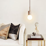 Arden Vine Travertine Pendant Light, detail view 3