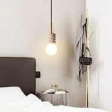 Arden Vine Travertine Pendant Light, detail view 8
