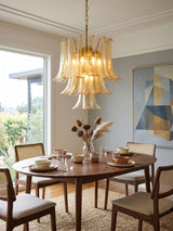 Corin Halo Glass Chandelier, detail view 4